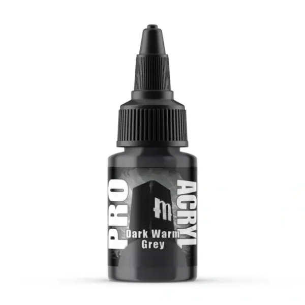 Outlet Monument Hobbies Pro Acryl Standard Dark Warm Grey 22ml - Miniature Marvels: Airplane Models & Painted Dice Paint