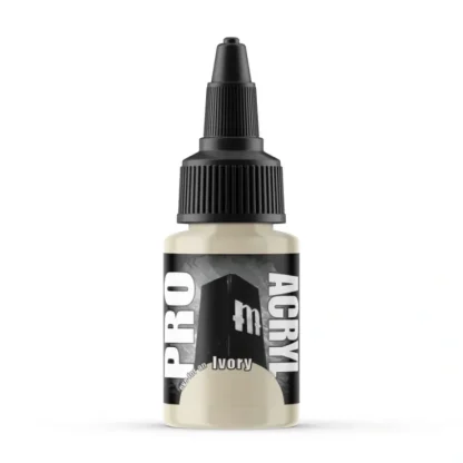 New Monument Hobbies Pro Acryl Standard Ivory 22ml - Miniature Marvels: Airplane Models & Painted Dice Paint