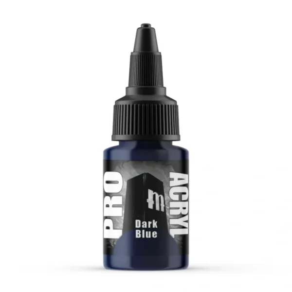 Outlet Monument Hobbies Pro Acryl Standard Dark Blue 22ml - Miniature Marvels: Airplane Models & Painted Dice Paint