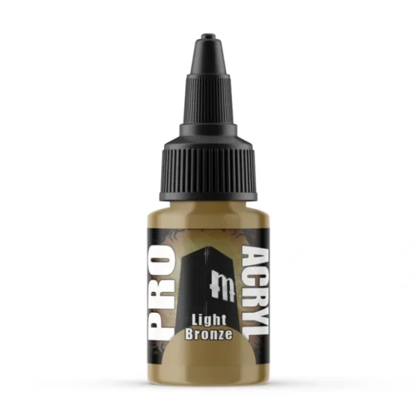 Hot Monument Hobbies Pro Acryl Standard Light Bronze 22ml - Miniature Marvels: Airplane Models & Painted Dice Paint