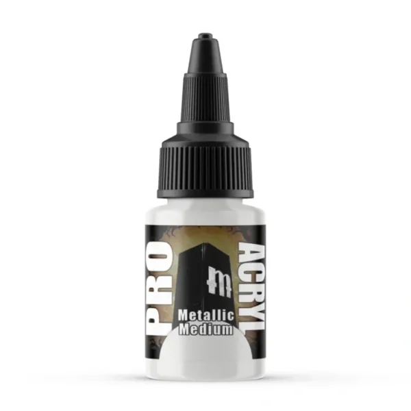 Flash Sale Monument Hobbies Pro Acryl Standard Metallic Medium 22ml - Miniature Marvels: Airplane Models & Painted Dice Paint