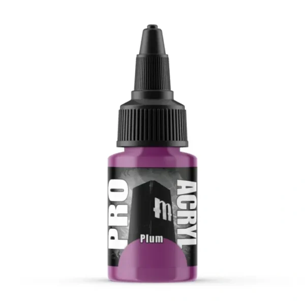 Fashion Monument Hobbies Pro Acryl Standard Plum 22ml - Miniature Marvels: Airplane Models & Painted Dice Paint