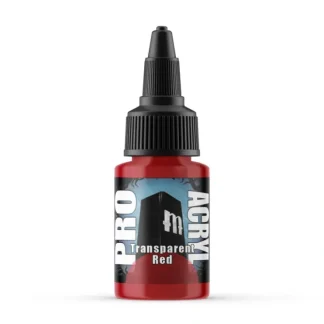 Flash Sale Monument Hobbies Pro Acryl Standard Transparent Red 22ml - Miniature Marvels: Airplane Models & Painted Dice Paint