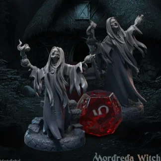 Cheap Mordreda Old Witch - Miniature Marvels: Airplane Models & Painted Dice Miniature