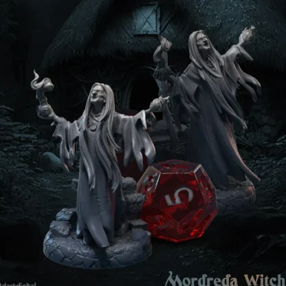 Cheap Mordreda Old Witch - Miniature Marvels: Airplane Models & Painted Dice Miniature