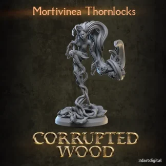 New Mortivinea Thornlocks - Miniature Marvels: Airplane Models & Painted Dice Miniature