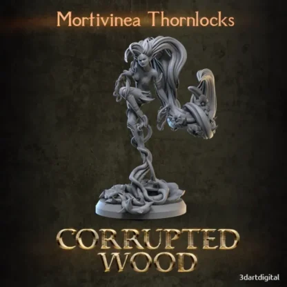 New Mortivinea Thornlocks - Miniature Marvels: Airplane Models & Painted Dice Miniature