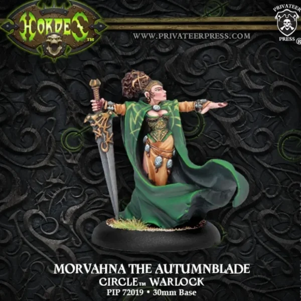 Cheap Morvahna the Autumnblade: Circle Orboros - Warlock PIP 72019 - Miniature Marvels: Airplane Models & Painted Dice Miniature