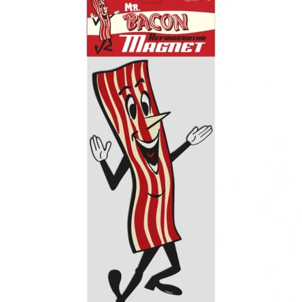 Cheap Mr. Bacon Jumbo Fridge Car Magnet - HIGH QUALITY - Archie McPhee - Miniature Marvels: Airplane Models & Painted Dice Egpull