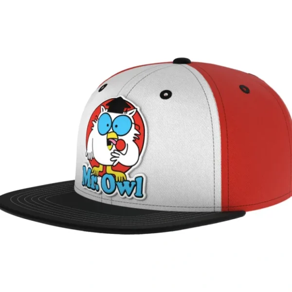 Discount Mr. Owl Tootsie Rool Pop Candy Snapback Hat Trucker Skater Ball Cap - Miniature Marvels: Airplane Models & Painted Dice Egpull