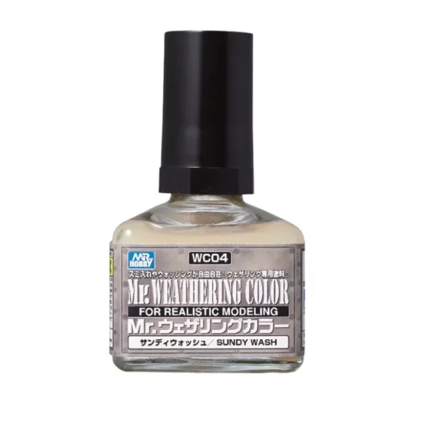 Outlet Mr. Weathering Color Sandy Wash LTG MRHOB-WC04 - Miniature Marvels: Airplane Models & Painted Dice Paint