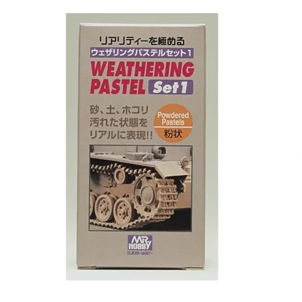 Cheap Mr. Weathering Pastel - Set 1 LTG MRHOB-PP101 - Miniature Marvels: Airplane Models & Painted Dice Paint