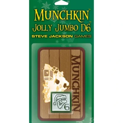 Cheap Munchkin Jolly Jumbo d6 (Green) SJG 5536B - Miniature Marvels: Airplane Models & Painted Dice Dice