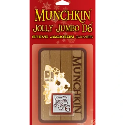 Hot Munchkin Jolly Jumbo d6 (Red) Games SJG 5536A - Miniature Marvels: Airplane Models & Painted Dice Dice