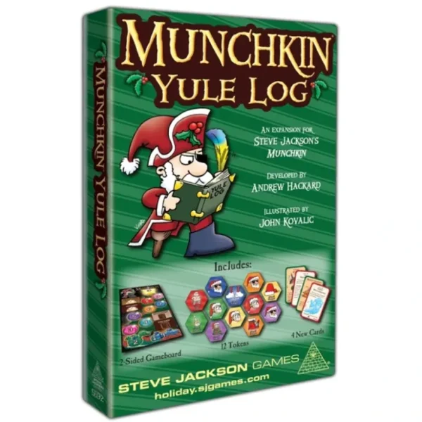 Best Munchkin Yule Log SJG 5592 - Miniature Marvels: Airplane Models & Painted Dice Board Game