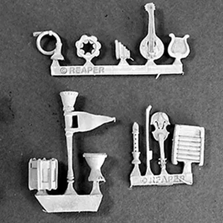 Store Musical Instruments (12): Dark Heaven Legends RPR 03032 - Miniature Marvels: Airplane Models & Painted Dice Miniature