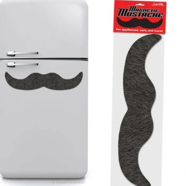 Outlet MUSTACHE JUMBO 26" MAGNET - Car Fridge Garage Huge Giant Size! ~ Archie McPhee - Miniature Marvels: Airplane Models & Painted Dice Egpull