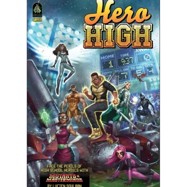 Hot Mutants & Masterminds: Hero High Sourcebook - Revised Edition GRR 5513 - Miniature Marvels: Airplane Models & Painted Dice Role-playing Game