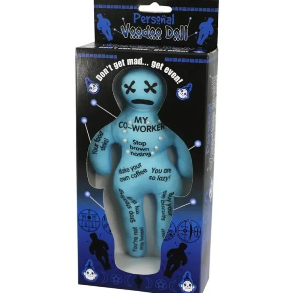 Best Sale MY CO-WORKER Funny Voodoo Doll with Pins ~ Adult Gag Joke Office Gift - Miniature Marvels: Airplane Models & Painted Dice Egpull