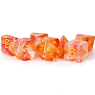 Outlet Mystic Embers 16mm Poly Dice Set MET 707 - Miniature Marvels: Airplane Models & Painted Dice Dice