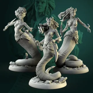 Shop Naga, Females - Miniature Marvels: Airplane Models & Painted Dice Miniature