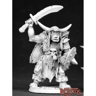 New Nagrash, Orc Chieftain: Dark Heaven Legends RPR 02502 - Miniature Marvels: Airplane Models & Painted Dice Miniature