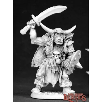 New Nagrash, Orc Chieftain: Dark Heaven Legends RPR 02502 - Miniature Marvels: Airplane Models & Painted Dice Miniature