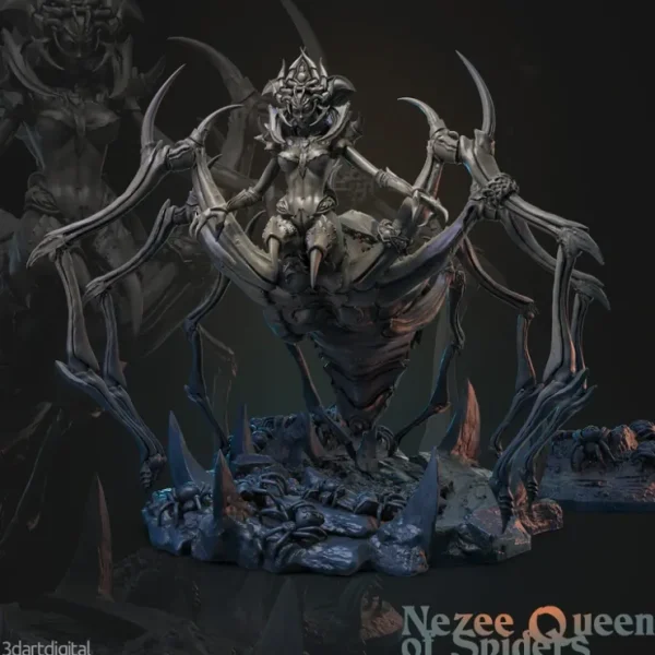 Cheap Nezee, Queen of Spiders - Miniature Marvels: Airplane Models & Painted Dice Miniature