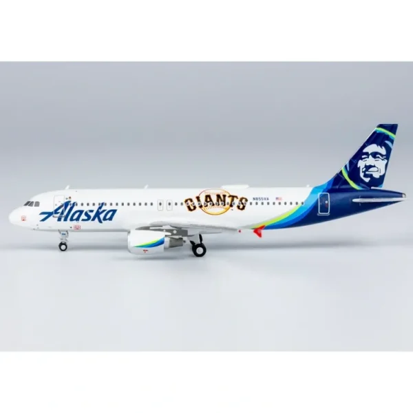 NG 15015 1:400 Alaska Airlines Airbus A320-200 N855VA "San Francisco Giants" - Miniature Marvels: Airplane Models & Painted Dice* Airplane Model