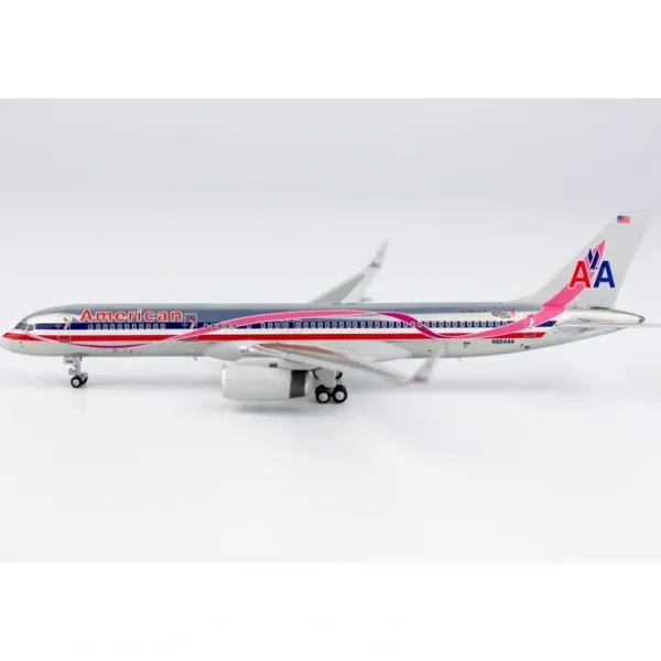 NG 53190 1:400 American Airlines Boeing 757-20 N664AA "Pink Ribbon" - Miniature Marvels: Airplane Models & Painted Dice* Airplane Model