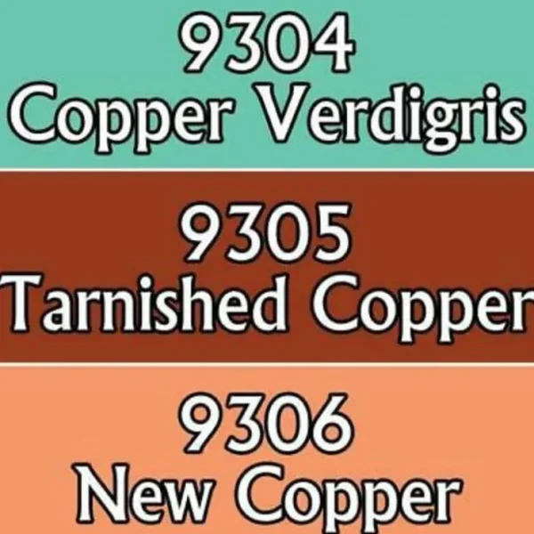 Online NMM Copper Colors (09304-09306): MSP Triads RPR 09802 - Miniature Marvels: Airplane Models & Painted Dice Paint