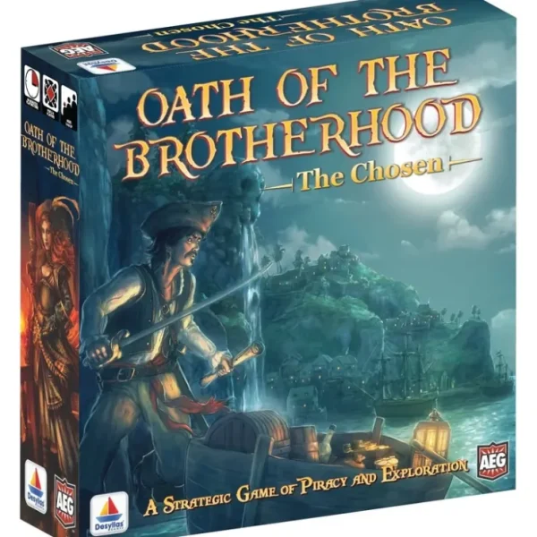 Best Sale Oath of the Brotherhood AEG 7002 - Miniature Marvels: Airplane Models & Painted Dice Board Game