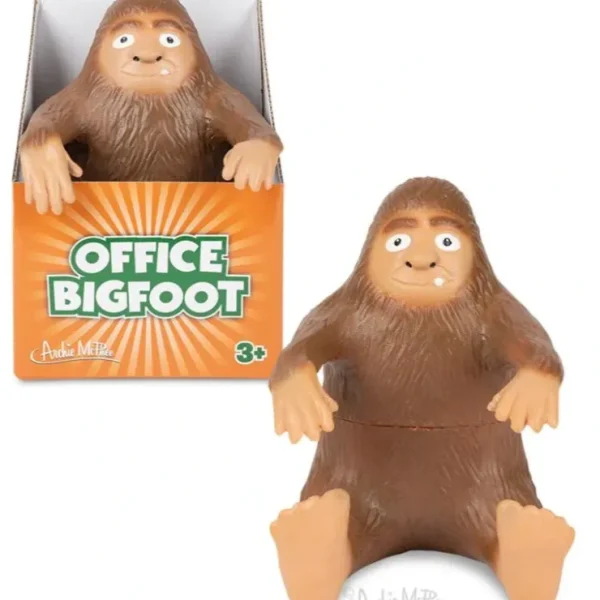 New OFFICE BIGFOOT Sasquatch Figure - Your New Hang Out Buddy Toy - Archie McPhee - Miniature Marvels: Airplane Models & Painted Dice Egpull