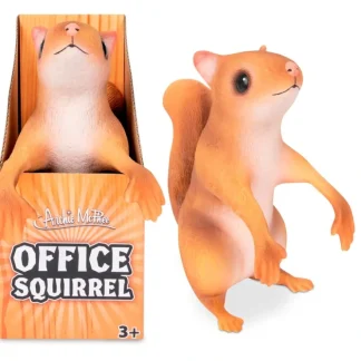 Sale OFFICE SQUIRREL Buddy Figure - Your New Hang Out Friend Toy - Archie McPhee - Miniature Marvels: Airplane Models & Painted Dice Egpull
