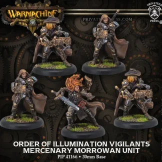 Online Order of Illumination Vigilants: Mercenary Morrowan Unit PIP 41166 - Miniature Marvels: Airplane Models & Painted Dice Miniature