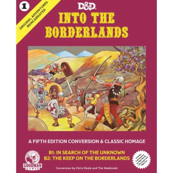 Store Original Adventures Reincarnated #1: Into the Borderlands (Hardback) GMG 5001 - Miniature Marvels: Airplane Models & Painted Dice Role-playing Game