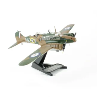 Oxford 72AA001 Avro Anson Mk I RAF No.500 Sqn, N9732, RAF Detling, England, 1940 - Miniature Marvels: Airplane Models & Painted Dice* Airplane Model