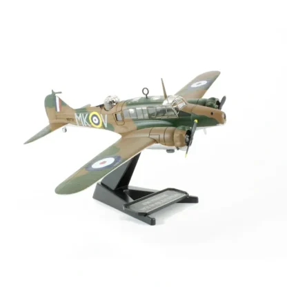 Oxford 72AA001 Avro Anson Mk I RAF No.500 Sqn, N9732, RAF Detling, England, 1940 - Miniature Marvels: Airplane Models & Painted Dice* Airplane Model