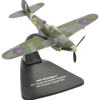 Oxford AC071 1:72 Bell Airacobra RAF No. 601 Squadron Duxford 1940 - Miniature Marvels: Airplane Models & Painted Dice* Airplane Model