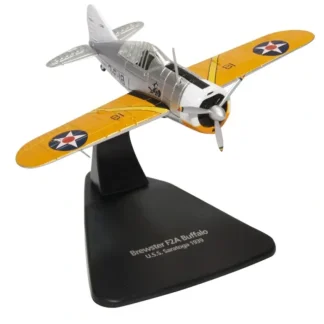 Oxford AC082 1:72 Brewster F2A-1 Buffalo - VF-3, U.S. Navy, USS Saratoga (CV-3), 1939 - Miniature Marvels: Airplane Models & Painted Dice* Airplane Model