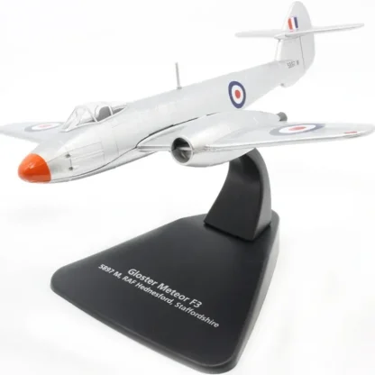 Oxford AC095 1:72 Gloster F.3 Meteor - RAF Hednesford, Staffs, England, 1955 - Miniature Marvels: Airplane Models & Painted Dice* Airplane Model