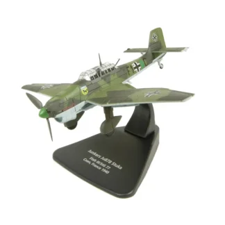 Oxford AC004 1:72 Junkers Ju 87B Stuka - III./St.G.77, Luftwaffe - Caen, France, 1940 - Miniature Marvels: Airplane Models & Painted Dice* Airplane Model