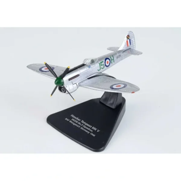 Oxford AC103 Hawker Tempest Mk V RAF No.3 Sqn - Miniature Marvels: Airplane Models & Painted Dice* Airplane Model