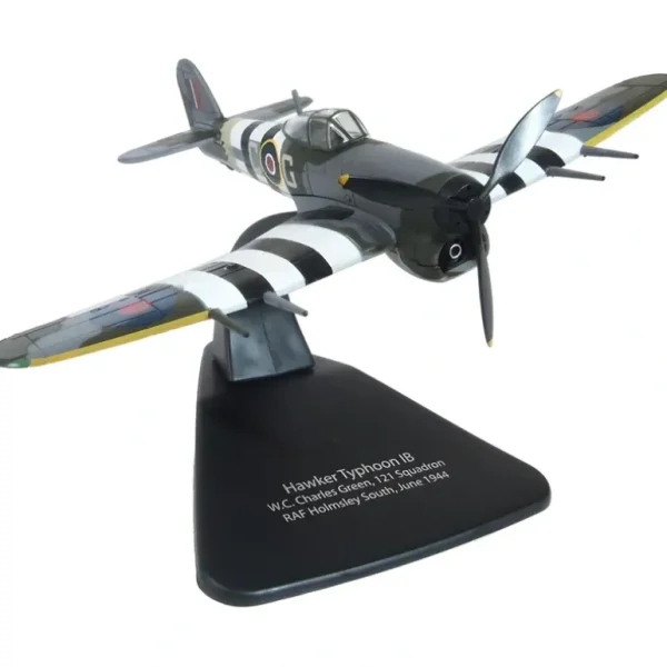 Oxford AC100 Hawker Typhoon Mk.1b 121 Sqdn. RAF Holmsley South 1944 - Miniature Marvels: Airplane Models & Painted Dice* Airplane Model