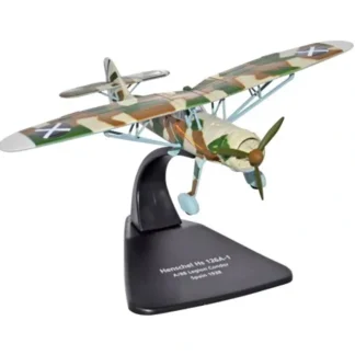 Oxford AC044 Henschel Hs 126 Luftwaffe Condor Legion, Spain, Spanish Civil War - Miniature Marvels: Airplane Models & Painted Dice* Airplane Model