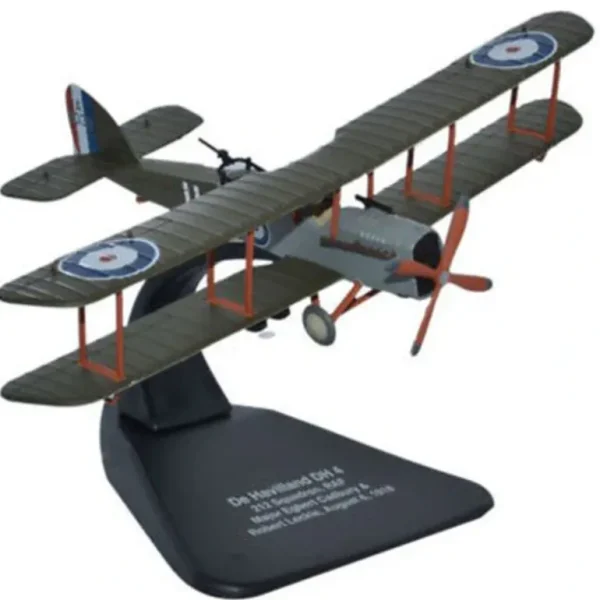 Oxford AD002 Airco (de Havilland) DH.4 RNAS No.212 Sqn, 1917 - Miniature Marvels: Airplane Models & Painted Dice* Airplane Model