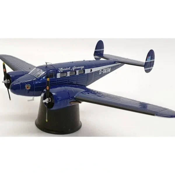 Oxford 72BE001 1:72 Bristol Airways Beechcraft Model 18 ("Twin Beech") - G-BKGM - Miniature Marvels: Airplane Models & Painted Dice* Airplane Model