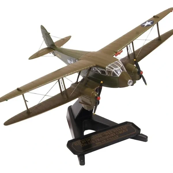 Oxford 72DR015 de Havilland Dominie USAAF 27th ATG - Miniature Marvels: Airplane Models & Painted Dice* Airplane Model