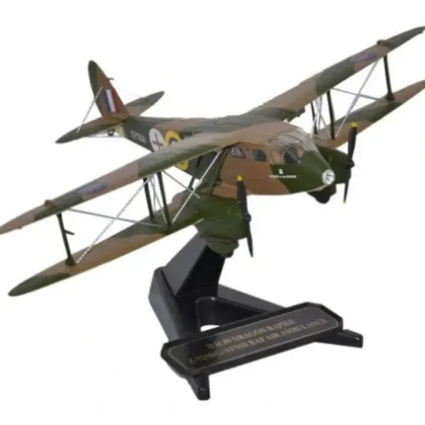 Oxford 72DR007 de Havilland Dragon Rapide RAF, Z7258, Air Ambulance - Miniature Marvels: Airplane Models & Painted Dice* Airplane Model