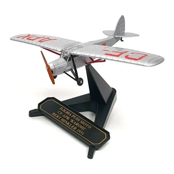 Oxford 72PM006 de Havilland Puss Moth Diecast CF-APK - Miniature Marvels: Airplane Models & Painted Dice* Airplane Model